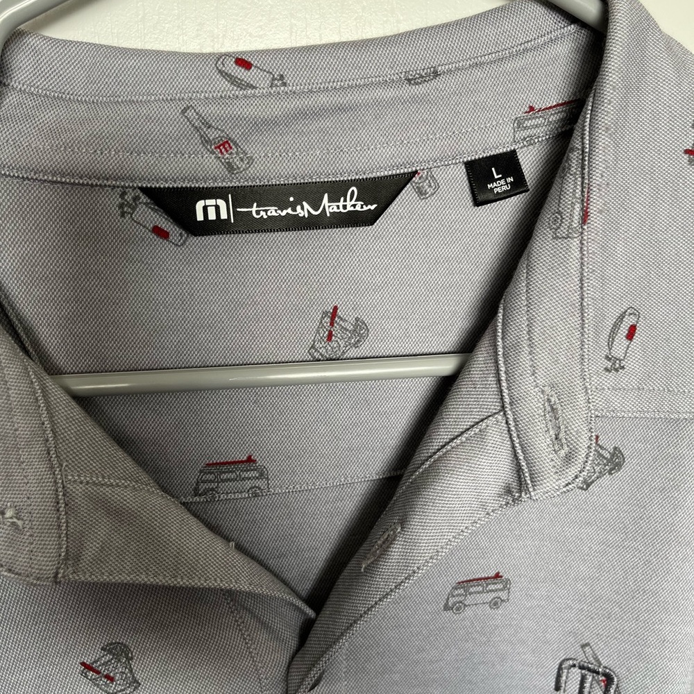 Travis Matthew rock and roll Golf shirt